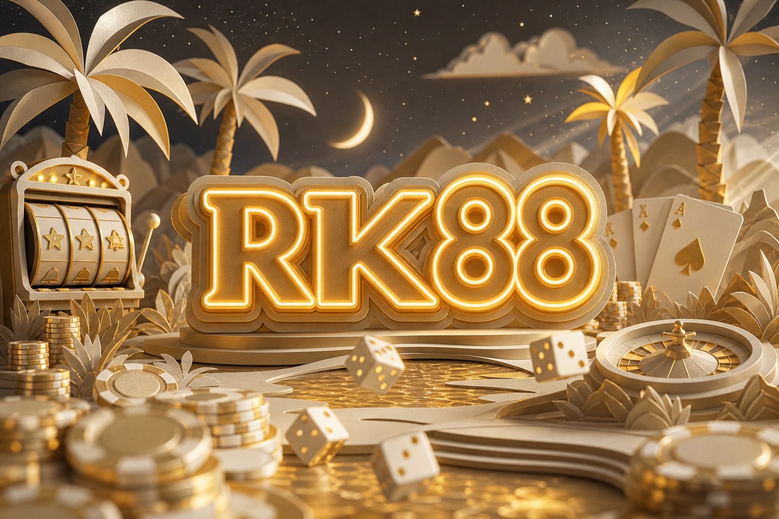 Tampilan antarmuka Wild Ace di RK88 dengan simbol buah dan tema klasik